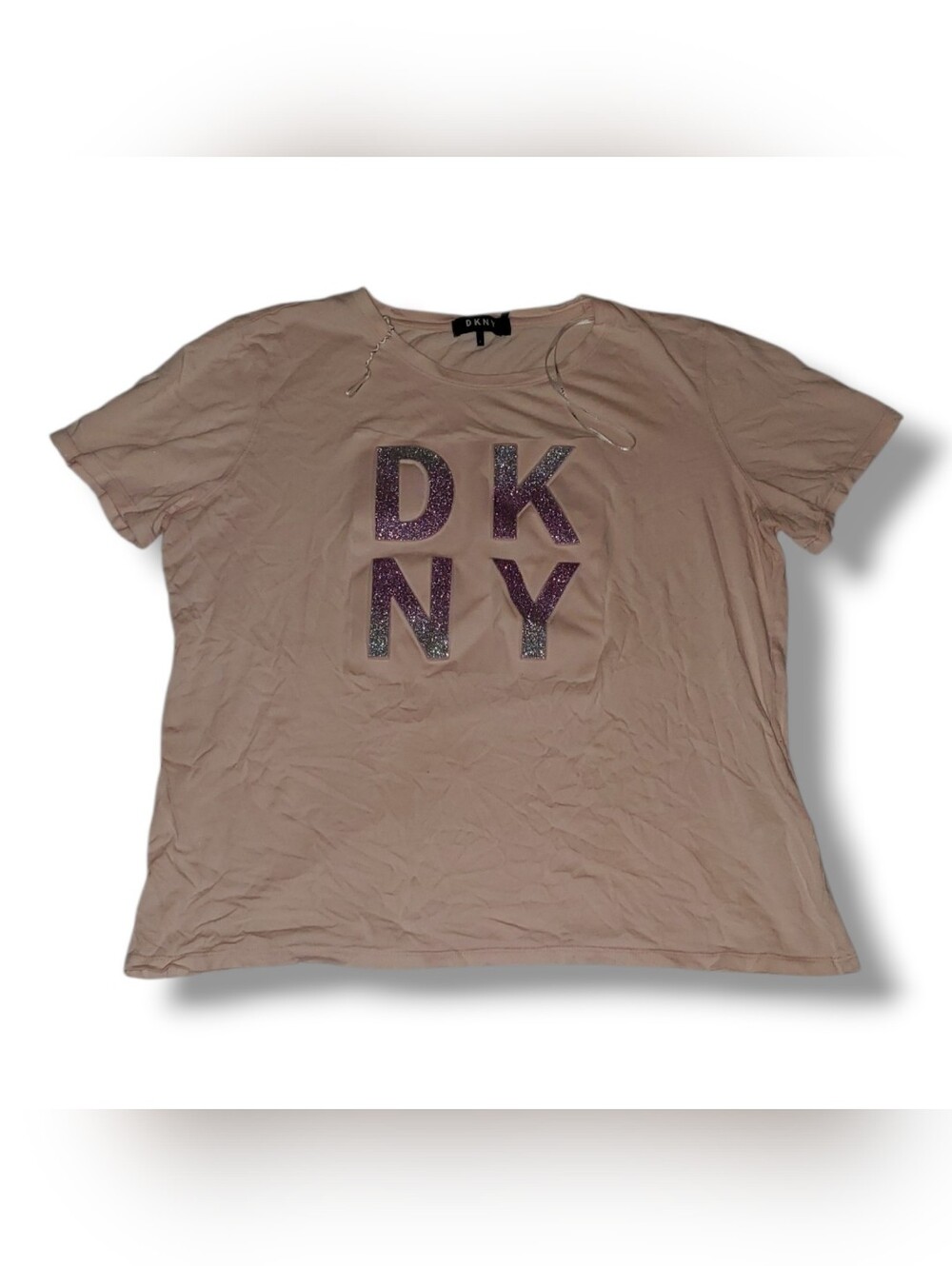 DKNY Women’s Pink Logo Tee